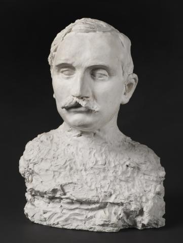 Camille CLAUDEL (Fère-en-Tardenois, 1864 - Montfavet, 1943) Buste de Paul Claudel à trente-sept ans, 1905