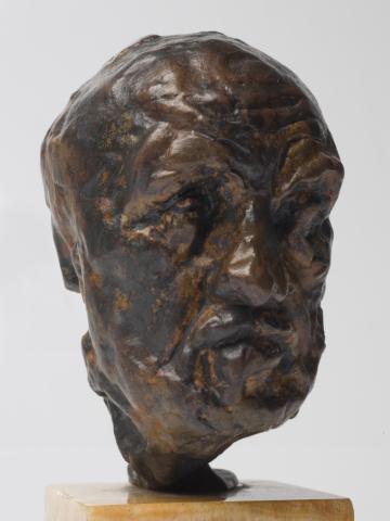 Auguste RODIN  (Paris, 1840 – Meudon, 1917)  L'homme au nez cassé, 1882